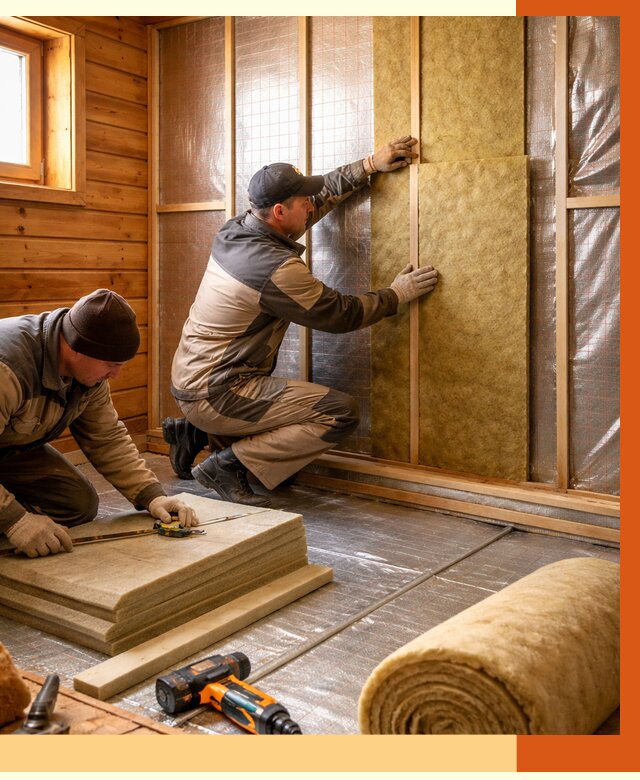 Утепление бани изнутри в Муравленко под ключ от 4497 руб./м² | ТепломастерМрв