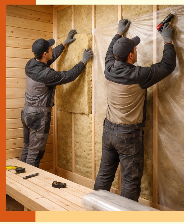 Профессиональное утепление сауны в Муравленко с гарантиями качества