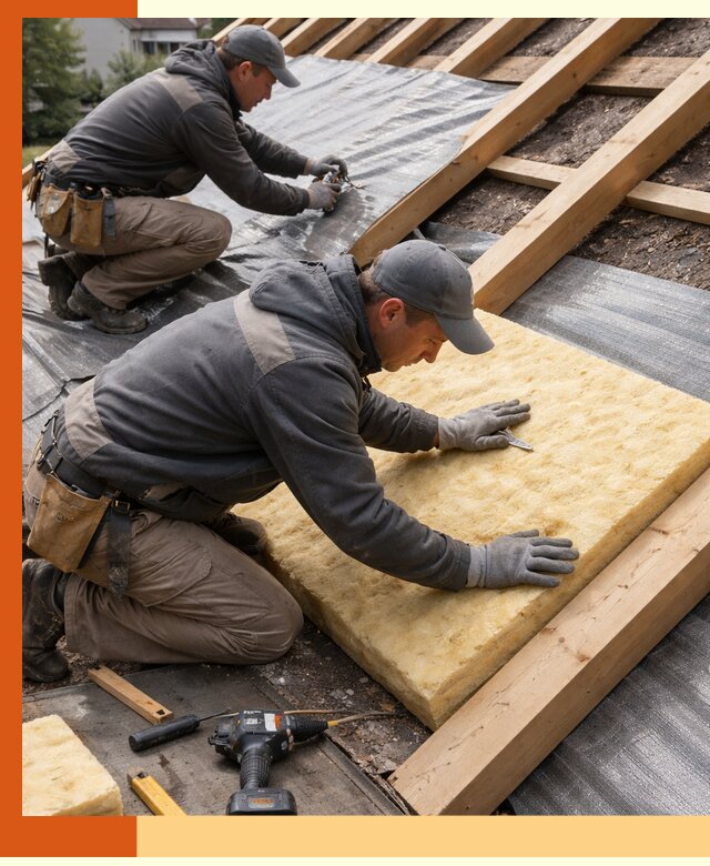 Профессиональное утепление крыши в Муравленко качественно и надежно