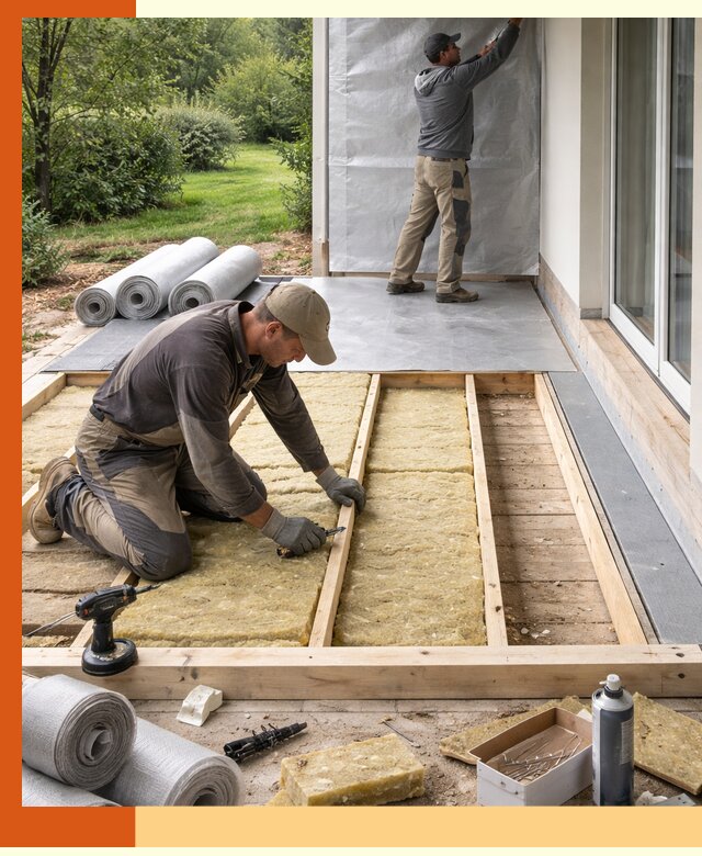 Утепление террасы в Муравленко — тепло и защита круглогодично