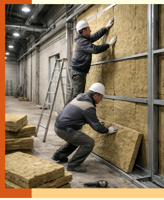 Утепление цеха под ключ в Муравленко с гарантией качества