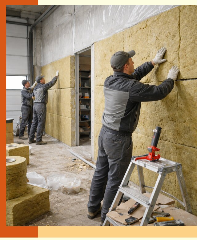 Утепление автосервиса и мастерских в Муравленко качественно и надёжно