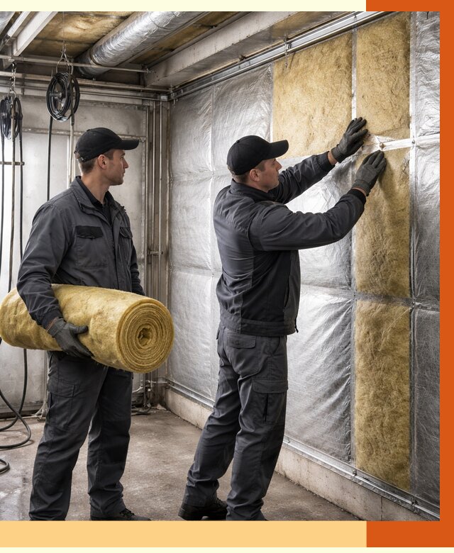 Утепление автомойки в Муравленко от 9100 руб./м2 — комплексное утепление под ключ | ТепломастерМрв