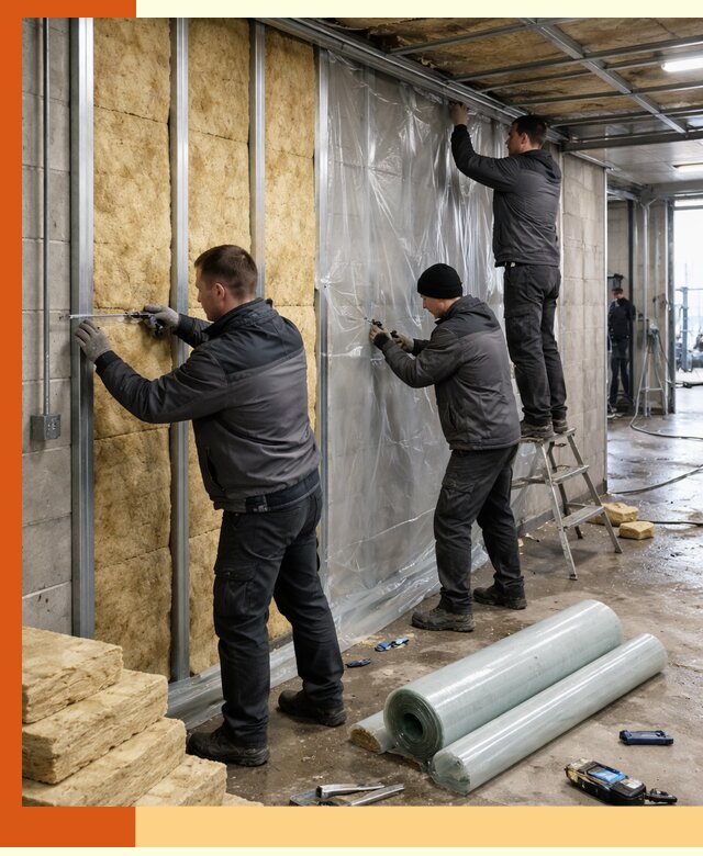 Профессиональное утепление автомойки в Муравленко для любого типа помещений