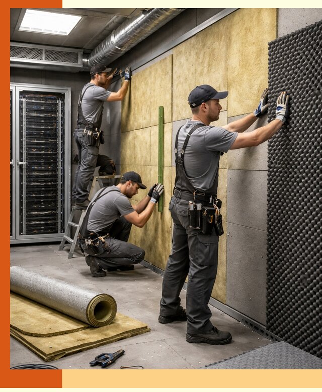 Утепление серверной комнаты профессионально в Муравленко