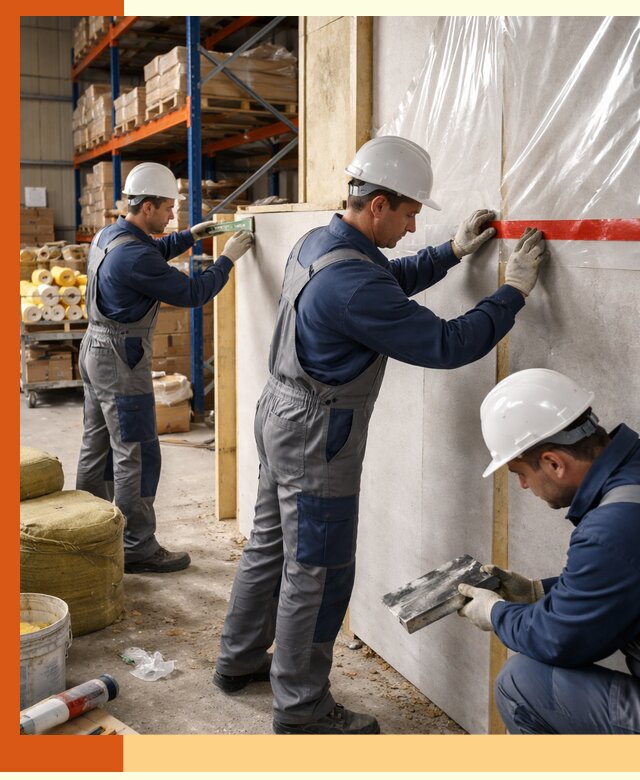 Утепление теплого склада под ключ в Муравленко