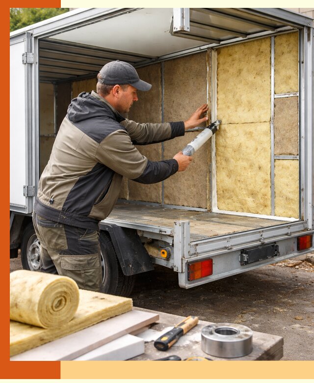 Профессиональное утепление прицепа в Муравленко для любых условий