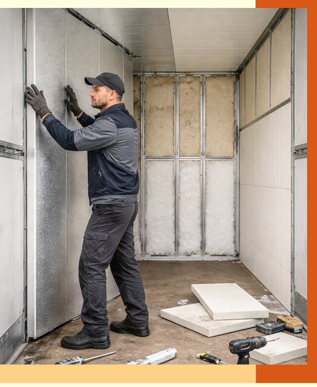 Утепление холодильного кузова в Муравленко от 14453 руб. под ключ | ТепломастерМрв