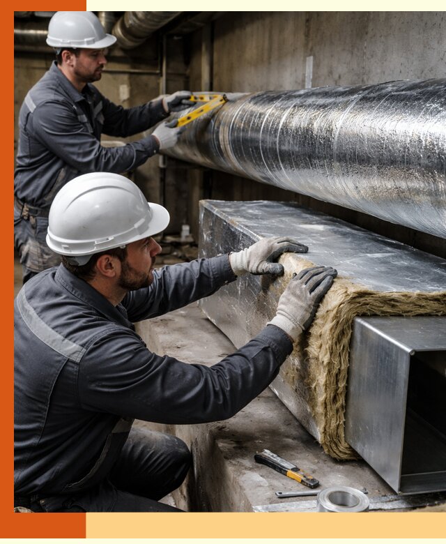 Профессиональное утепление воздуховодов и теплоизоляция в Муравленко