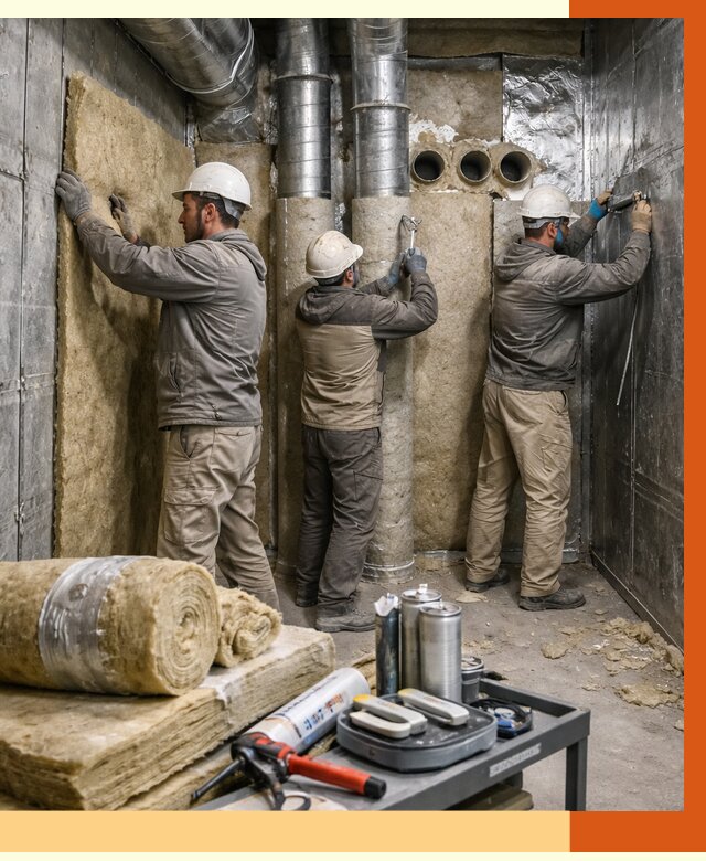 Утепление венткамеры в Муравленко под ключ от 1552 руб. — профессионально | ТепломастерМрв