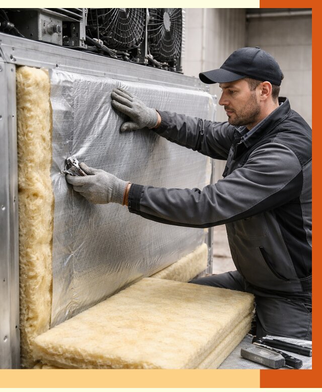 Утепление холодильного агрегата в Муравленко от 9100 руб. под ключ | ТепломастерМрв