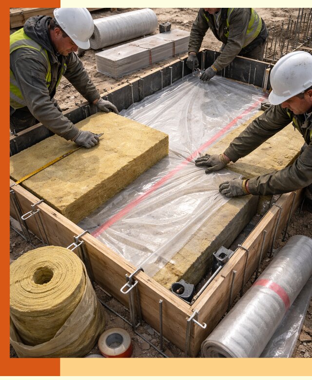 Теплоизоляция опалубки для строительства в Муравленко