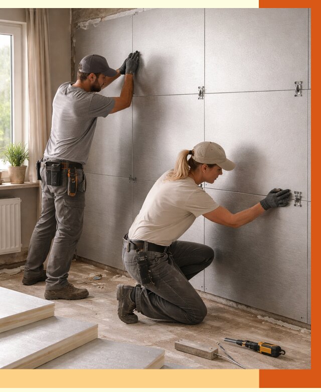 Утепление PIR панелями в Муравленко от 4497 руб. под ключ | ТепломастерМрв