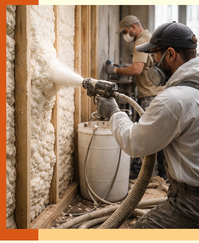 Утепление пеноизолом жилых и коммерческих объектов в Муравленко