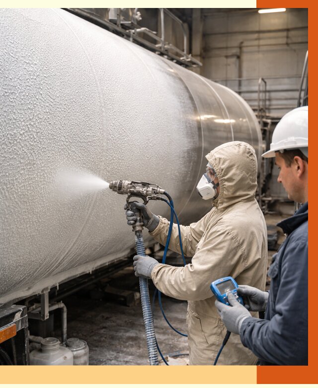 Утепление автоцистерны жидкой теплоизоляцией в Муравленко от 15524 руб. под ключ | ТепломастерМрв