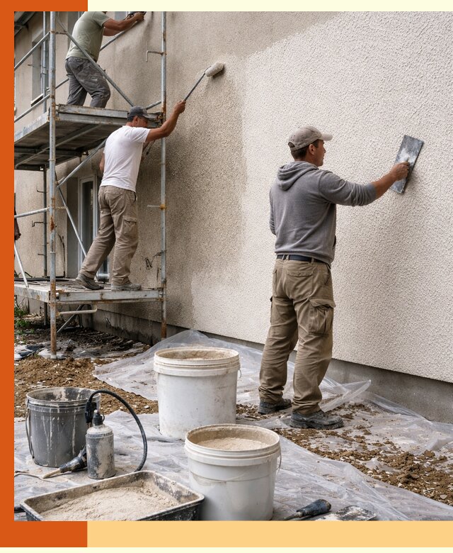 Утепление фасада жидкой пробкой в Муравленко