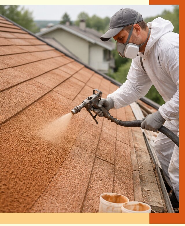 Утепление кровли жидкой пробкой в Муравленко от 2891 руб./м² под ключ | ТепломастерМрв