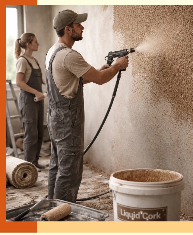 Утепление стен жидкой пробкой в Муравленко эффективное и долговечное