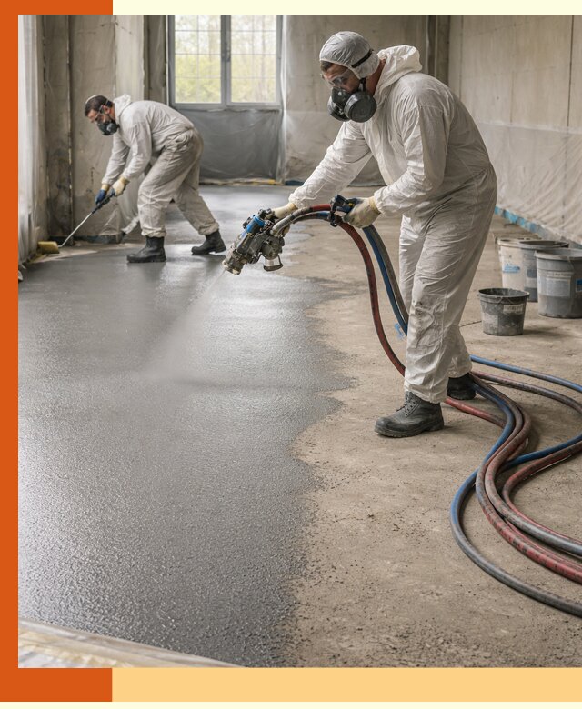 Гидроизоляция полимочевиной полов и конструкций в Муравленко