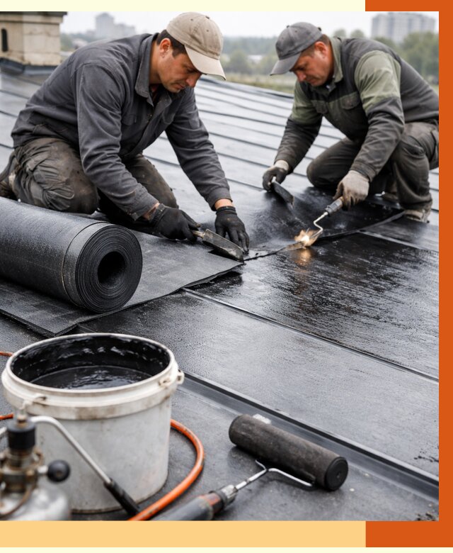 Гидроизоляция фальцевой кровли в Муравленко от 8030 руб. под ключ | ТепломастерМрв