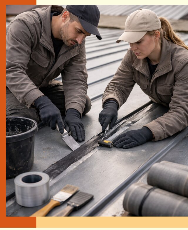 Гидроизоляция фальцевой кровли в Муравленко качественно и надежно