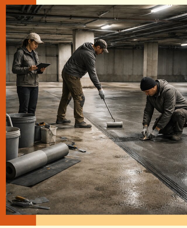 Гидроизоляция паркинга в Муравленко: качественная защита зданий