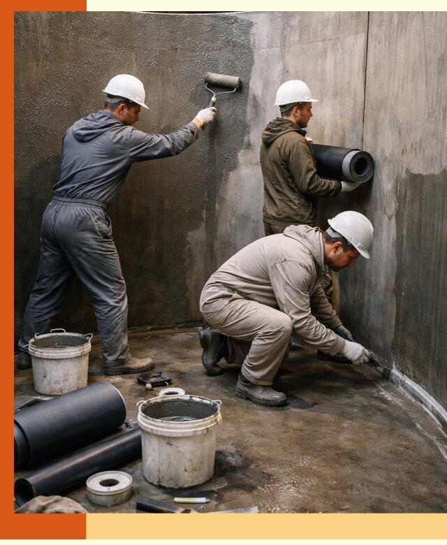 Гидроизоляция резервуара профессионально в Муравленко