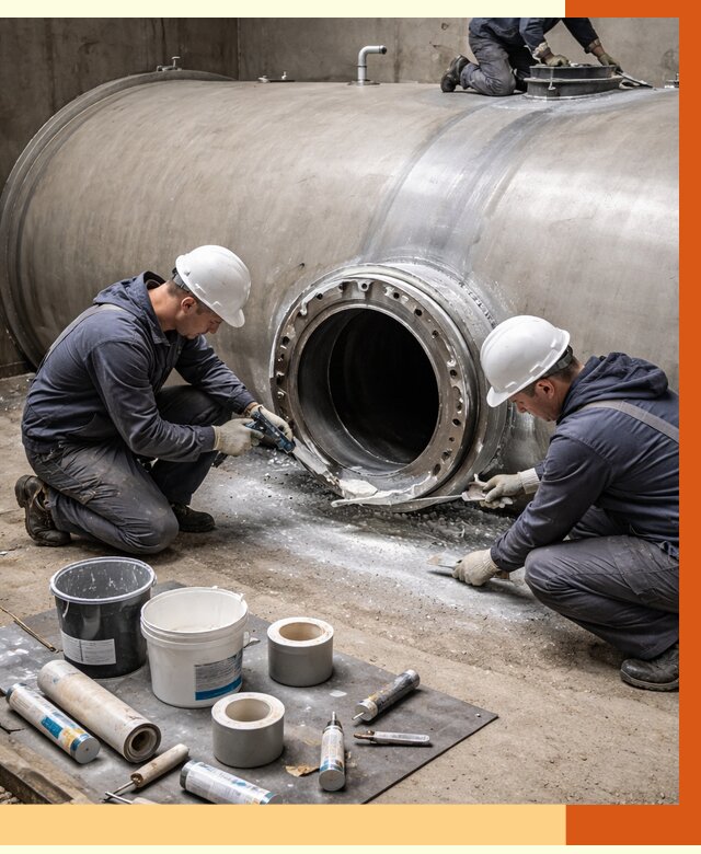 Гидроизоляция резервуара с топливом в Муравленко от 80295 руб. под ключ | ТепломастерМрв