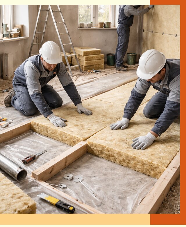 Восстановление теплоизоляции в Муравленко от 9100 руб. — ремонт утепления под ключ | ТепломастерМрв