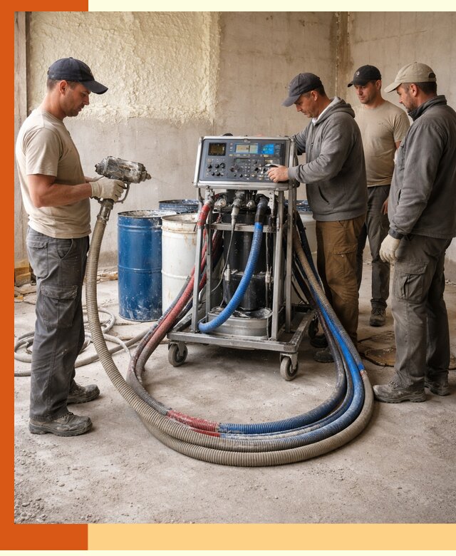 Аренда установки для напыления ППУ в Муравленко на выгодных условиях